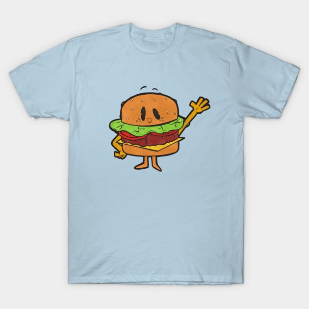 Burger Vibes T-Shirt by ADove11